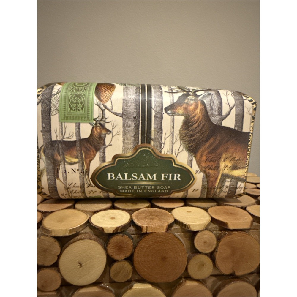 New‎ Michel Design Works BALSAM FIR Large Shea Butter Soap Bar Made in England
